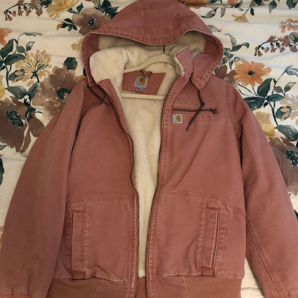 pink carhartt jacket